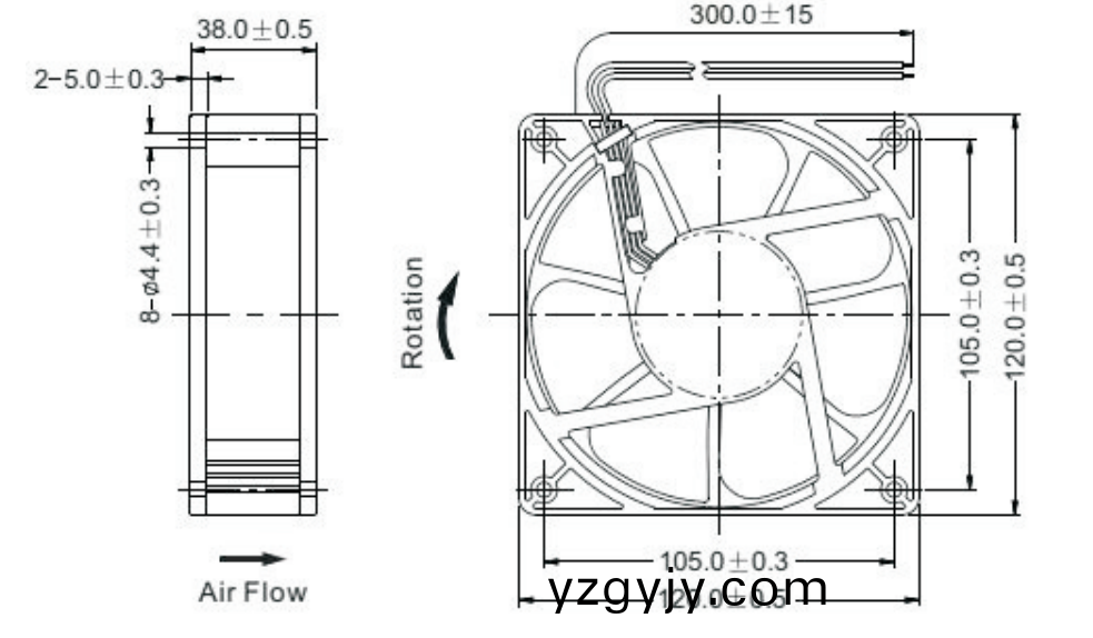 OT-EF12038-EC無(wu)刷電機(jī)|風(fēng)(feng)扇(shan)電(dian)機(jī)|直流無刷(shua)電(dian)機(jī)(ji)-萬至達(dá)電機(jī)(ji)