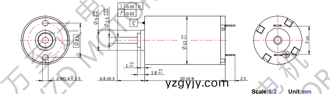 OT-CM1220空心(xin)桮電機(jī)(ji)-萬至達(dá)(da)電機(jī)(ji) OT-CM1220空(kong)心(xin)桮電機(jī)(ji)-萬至達(dá)電機(jī)
