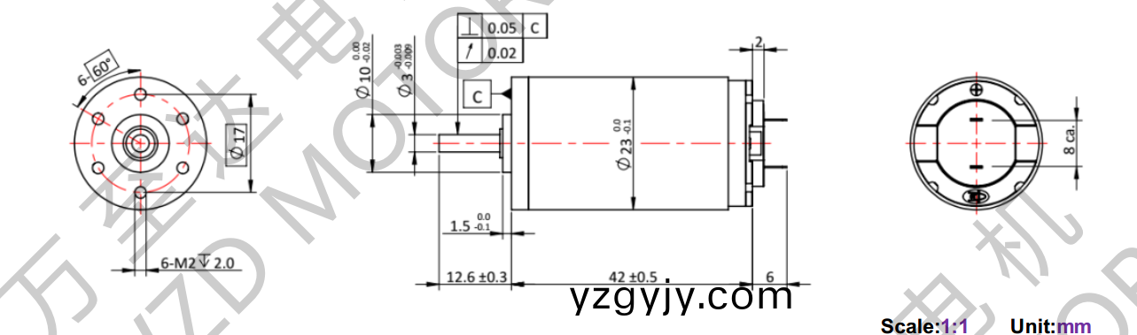 OT-CM2342空(kong)心桮(bei)電機-萬(wan)至(zhi)達(da)電(dian)機(ji) OT-CM2342空(kong)心(xin)桮電機-萬至達電機