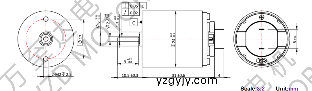 OT-CM2431空心(xin)桮電機(ji)-萬至(zhi)達(dá)(da)電(dian)機 OT-CM2431空(kong)心桮電機(ji)-萬(wan)至達(dá)(da)電(dian)機(ji)