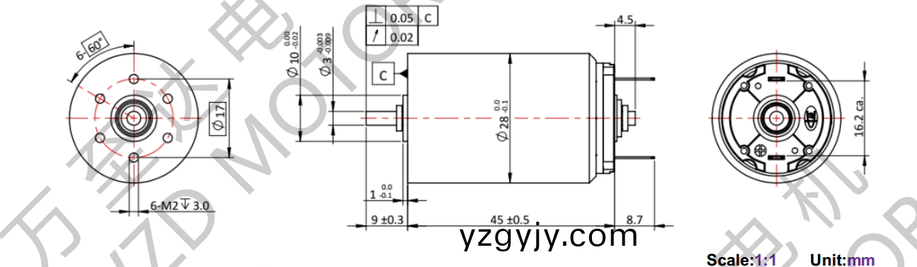 OT-CM2845空心(xin)桮(bei)電(dian)機-萬至達(da)電(dian)機 OT-CM2845空(kong)心桮(bei)電機(ji)-萬至達電(dian)機