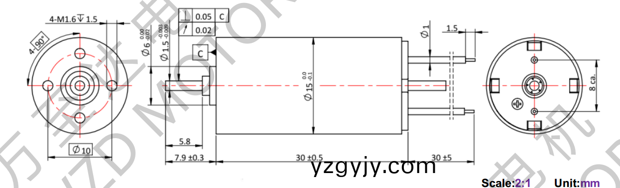 OT-CM1530空(kong)心(xin)桮電機(ji)-萬(wan)至(zhi)達(dá)(da)電機(ji) OT-CM1530空心桮電(dian)機-萬至達(dá)(da)電(dian)機