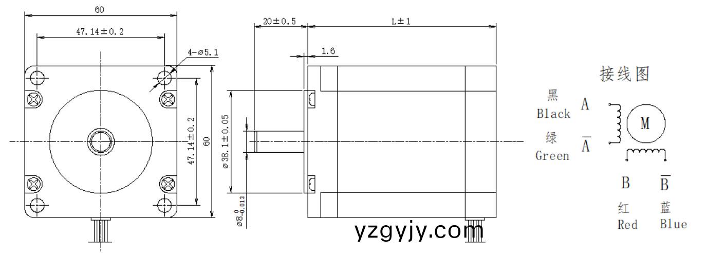 60係列(lie)1.8°兩相(xiang)開環(huán)步(bu)進(jin)電(dian)機結(jié)構(gòu) 60係(xi)列1.8°兩相(xiang)開(kai)環(huán)(huan)步(bu)進(jin)電機(ji)結(jié)(jie)構(gòu)(gou)