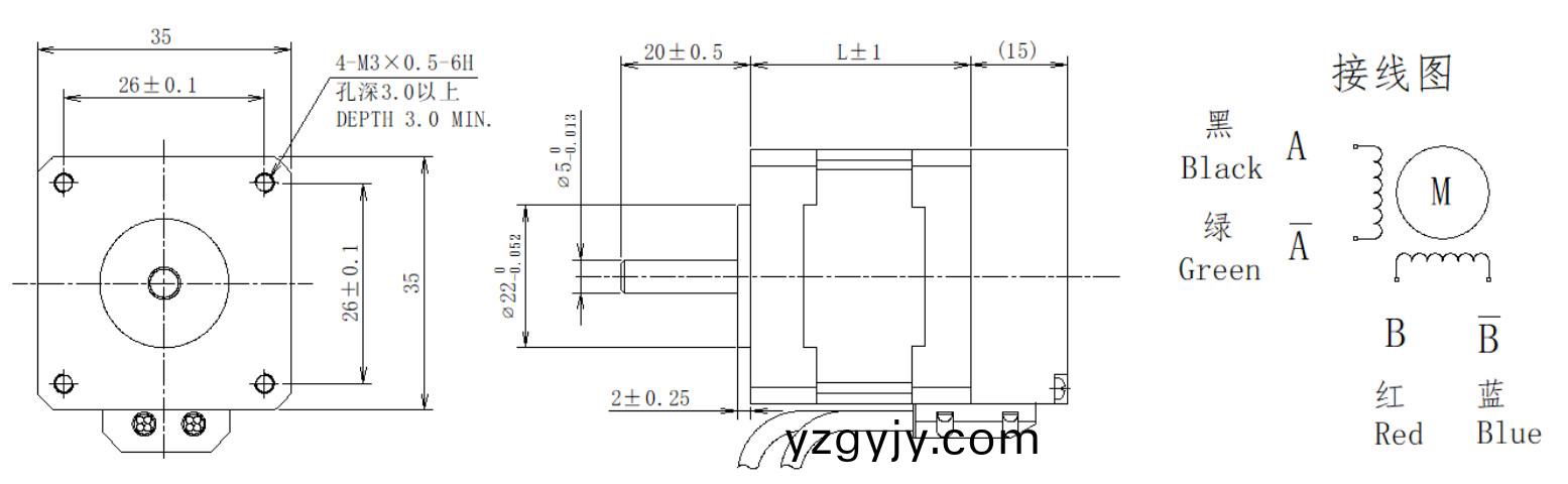 35係列(lie)1.8°兩(liang)相(xiang)閉環(huán)步進(jìn)電機(jī)(ji)結(jié)構(gòu)(gou) 35係列(lie)1.8°兩相閉環(huán)步進(jìn)電機(jī)(ji)結(jié)(jie)構(gòu)(gou)