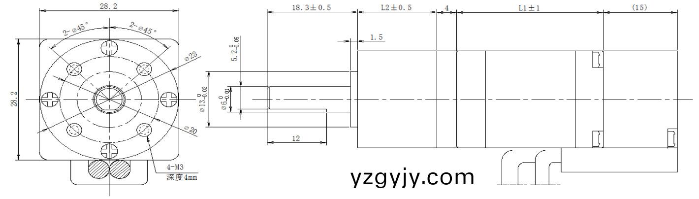 28係列(lie)閉(bi)環(huán)(huan)步(bu)進(jin)電機+齒輪(lun)箱(xiang)結構 28係(xi)列(lie)閉環(huán)步進電(dian)機+齒輪(lun)箱(xiang)結(jie)構