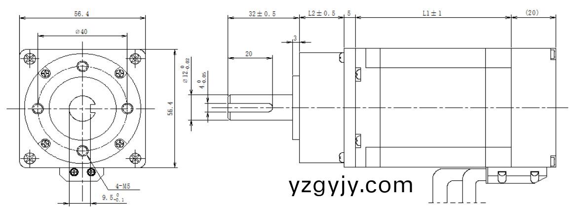 57係(xi)列(lie)閉環(huán)(huan)步進電(dian)機(ji)+齒輪(lun)箱結構(gou) 57係(xi)列(lie)閉環(huán)步(bu)進電(dian)機+齒輪(lun)箱結構(gou)