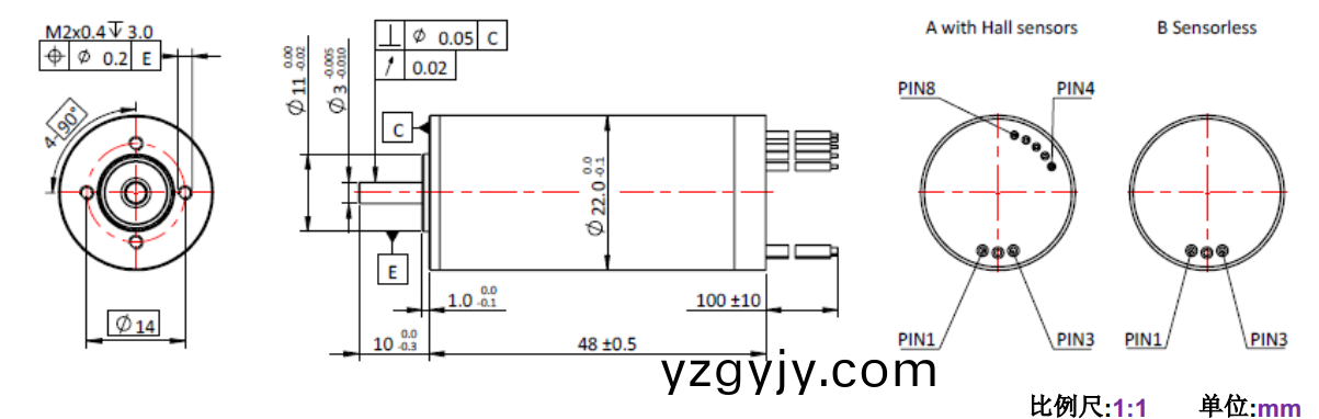 ECS 高(gao)速(su) 2248空(kong)心桮(bei)無(wu)刷(shua)電機-萬(wan)至達(da)電機 ECS 高速(su) 2248空心桮無(wu)刷(shua)電(dian)機(ji)-萬至(zhi)達(da)電(dian)機(ji)